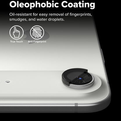 Folie de protectie Camera Spate Ringke pentru Apple iPhone 17 Air, Sticla Securizata, Neagra