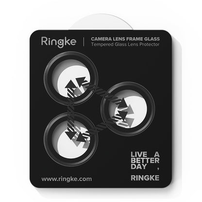 Folie de protectie Camera Spate Ringke pentru Apple iPhone 17 Pro Max / 17 Pro, Sticla Securizata, Neagra