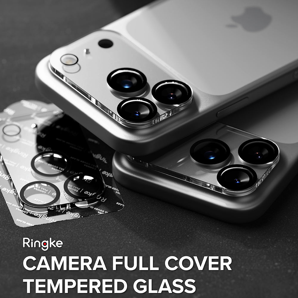 Folie de protectie Camera Spate Ringke pentru Apple iPhone 18 Pro, Sticla Securizata, Set 2 bucati, Transparenta