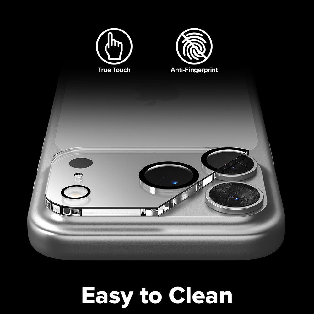 Folie de protectie Camera Spate Ringke pentru Apple iPhone 18 Pro, Sticla Securizata, Set 2 bucati, Transparenta