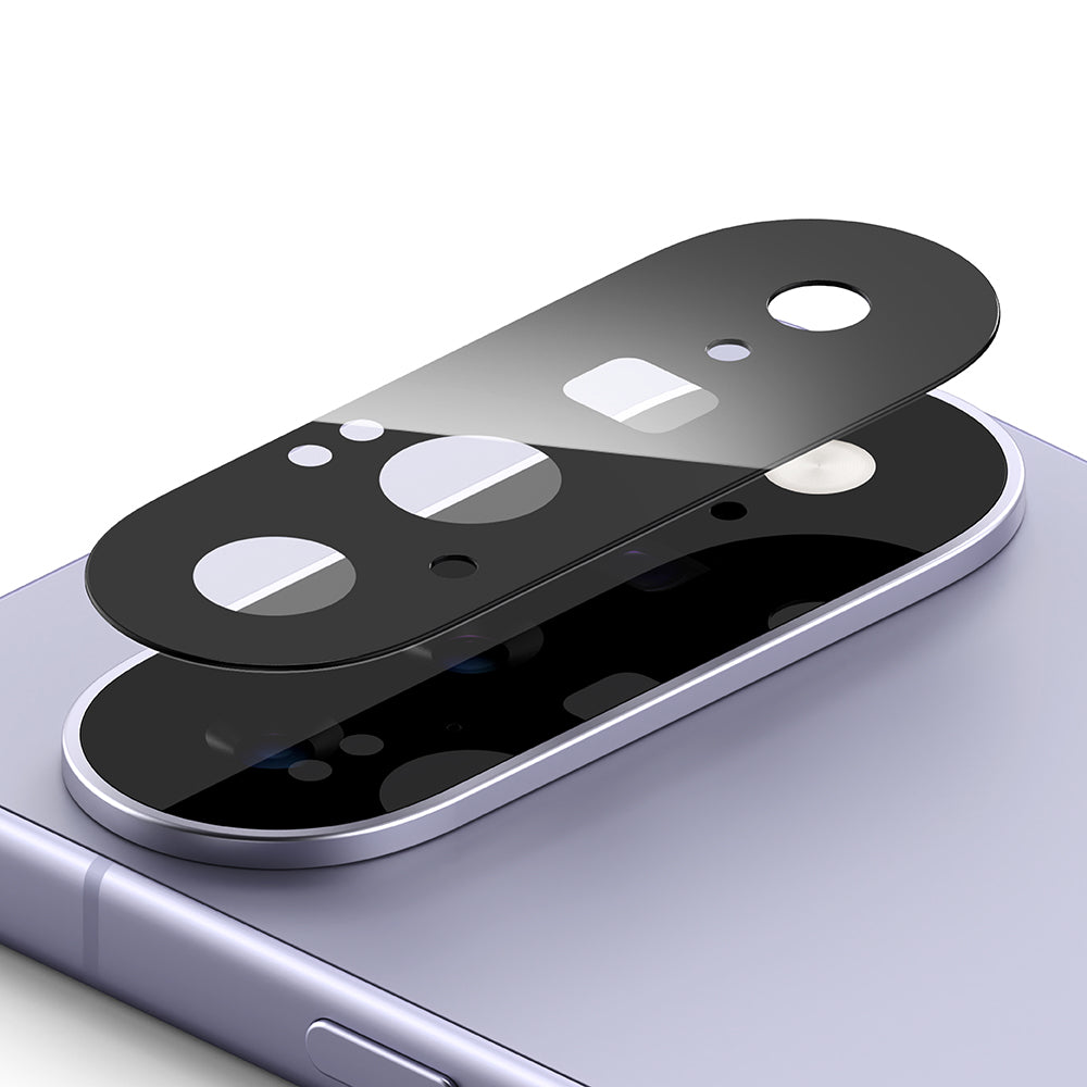 Folie de protectie Camera Spate Ringke pentru Google Pixel 11, Sticla Securizata, Set 2 bucati, Neagra