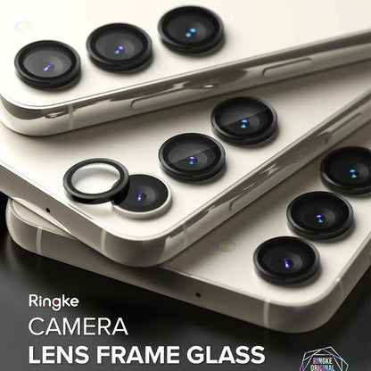 Folie de protectie Camera Spate Ringke pentru Samsung Galaxy S23+ S916 / S23 S911, Sticla Securizata, Neagra