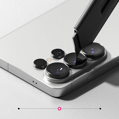 Folie de protectie Camera Spate Ringke pentru Samsung Galaxy S26 Ultra, Sticla Securizata, Set 2 bucati, Neagra