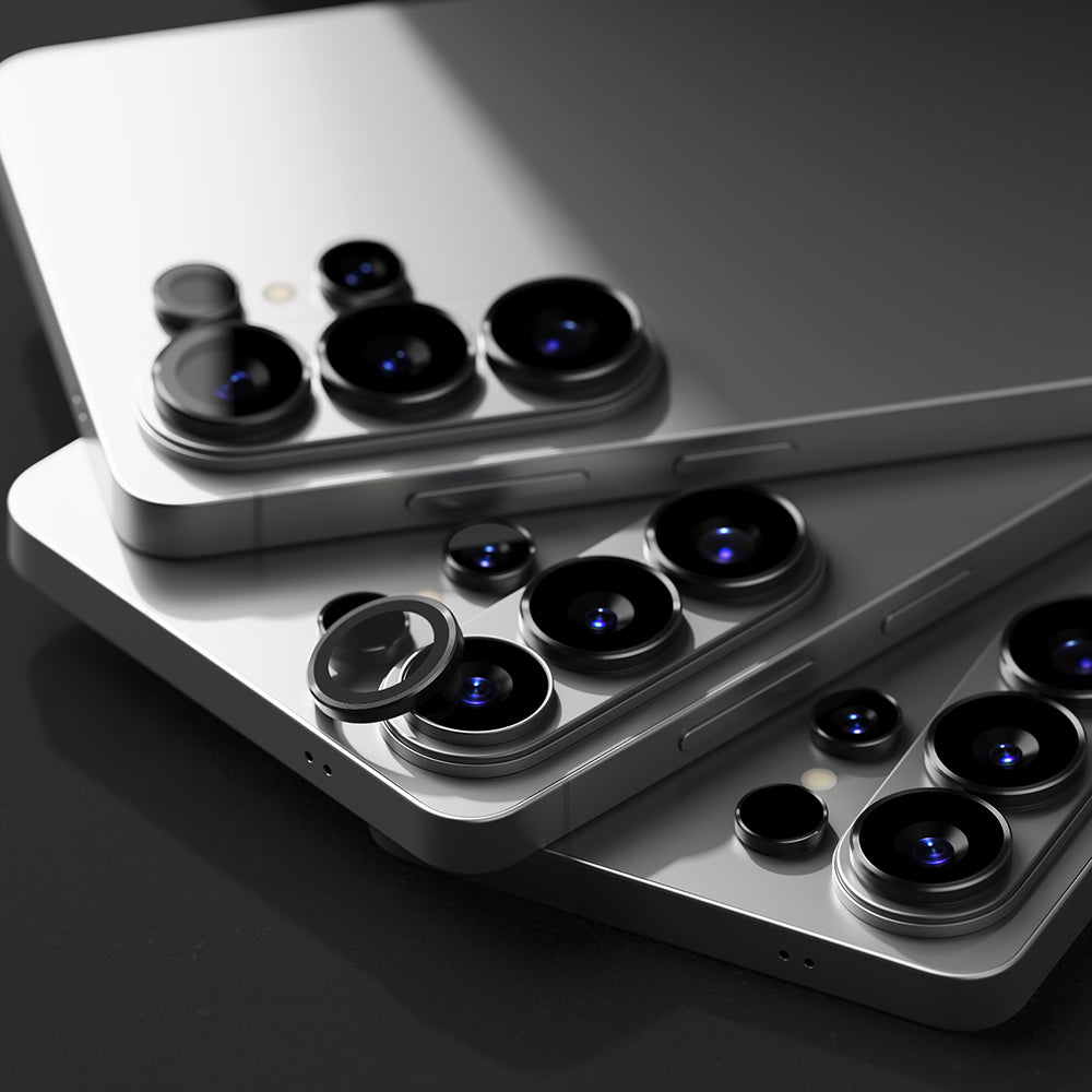 Folie de protectie Camera Spate Ringke pentru Samsung Galaxy S26 Ultra, Sticla Securizata, Set 2 bucati, Neagra