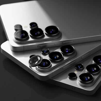 Folie de protectie Camera Spate Ringke pentru Samsung Galaxy S26 Ultra, Sticla Securizata, Set 2 bucati, Neagra