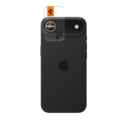 Folie de protectie Camera Spate Spigen GlastR EZ FIT Optik Pro pentru Apple iPhone 17 Air, Sticla Securizata, Set 2 bucati, Aurie AGL10131