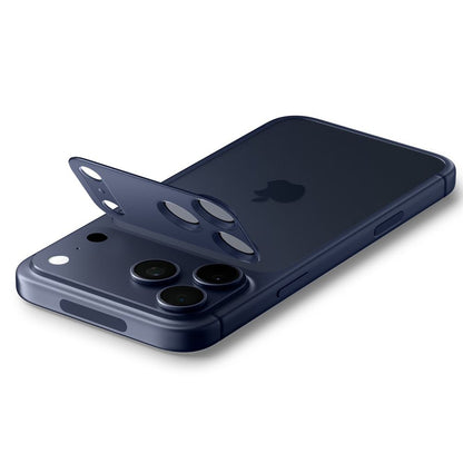 Folie de protectie Camera Spate Spigen GlastR EZ FIT Optik Pro XL pentru Apple iPhone 17 Pro, Sticla Securizata, Albastra AGL10646