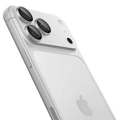 Folie de protectie Camera Spate Spigen GlastR EZ FIT Optik Pro pentru Apple iPhone 18 Pro / 18 Pro Max, Sticla Securizata, Set 2 bucati, Argintie
