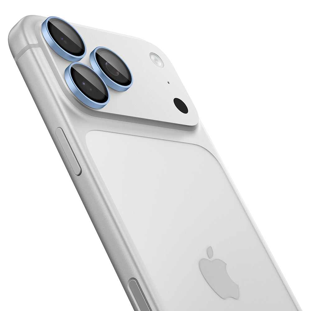 Folie de protectie Camera Spate Spigen GlastR EZ FIT Optik Pro pentru Apple iPhone 18 Pro / 18 Pro Max, Sticla Securizata, Set 2 bucati, Bleu AGL12045