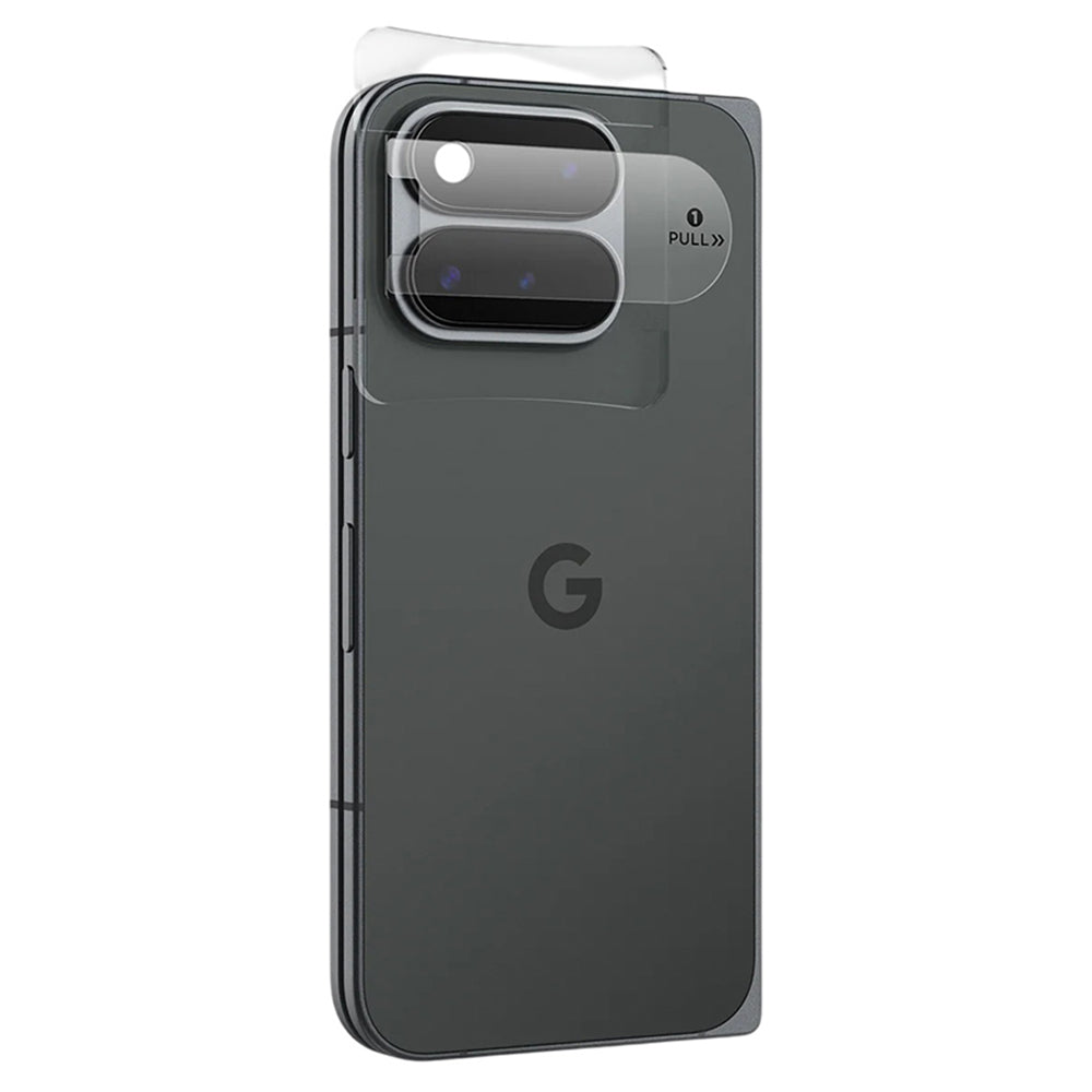 Folie de protectie Camera Spate Spigen GlastR EZ FIT Optik Pro pentru Google Pixel 11 Pro Fold, Sticla Securizata, Set 2 bucati, Transparenta AGL11491