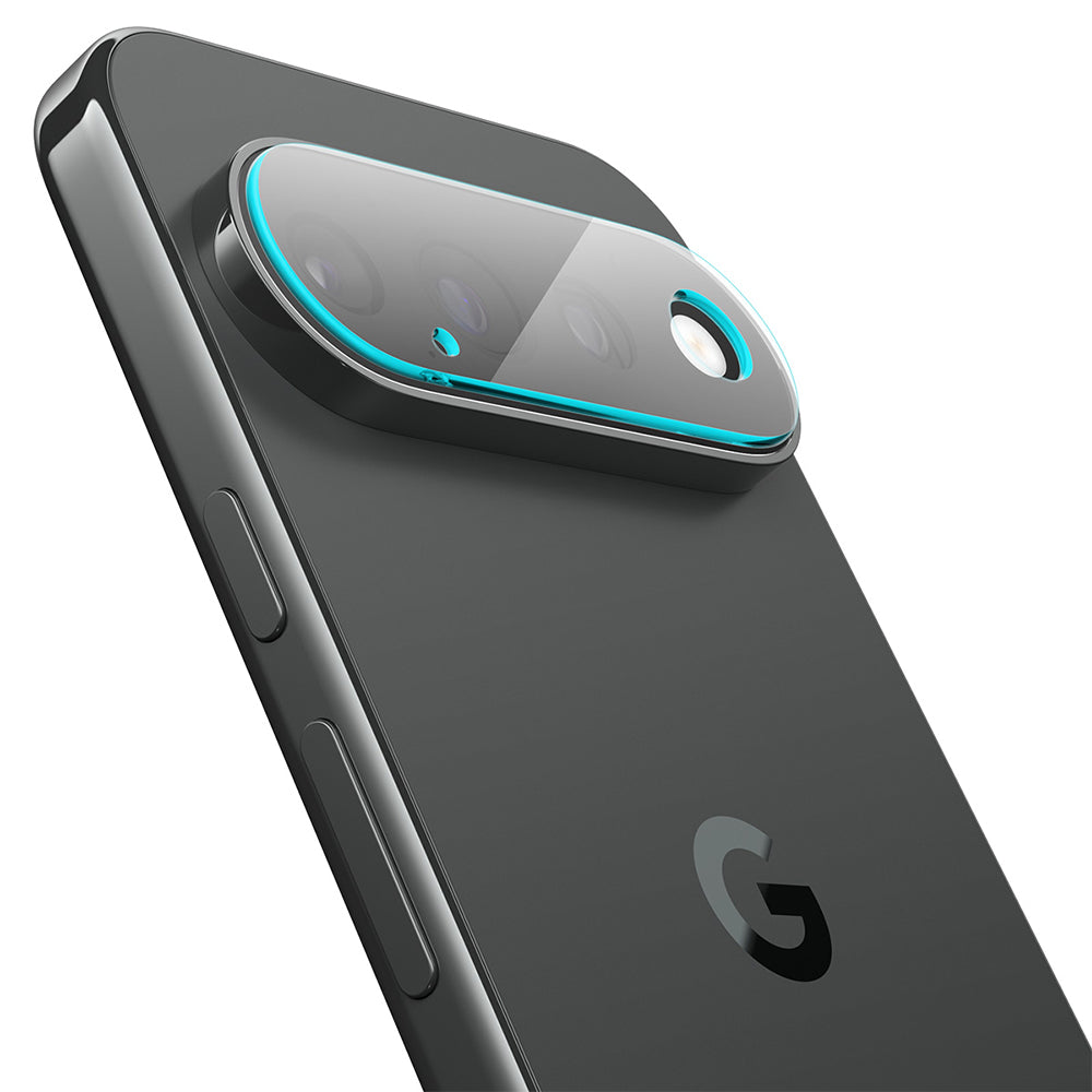 Folie de protectie Camera Spate Spigen GlastR EZ FIT Optik Pro pentru Google Pixel 11 Pro, Sticla Securizata, Set 2 bucati, Neagra AGL11484