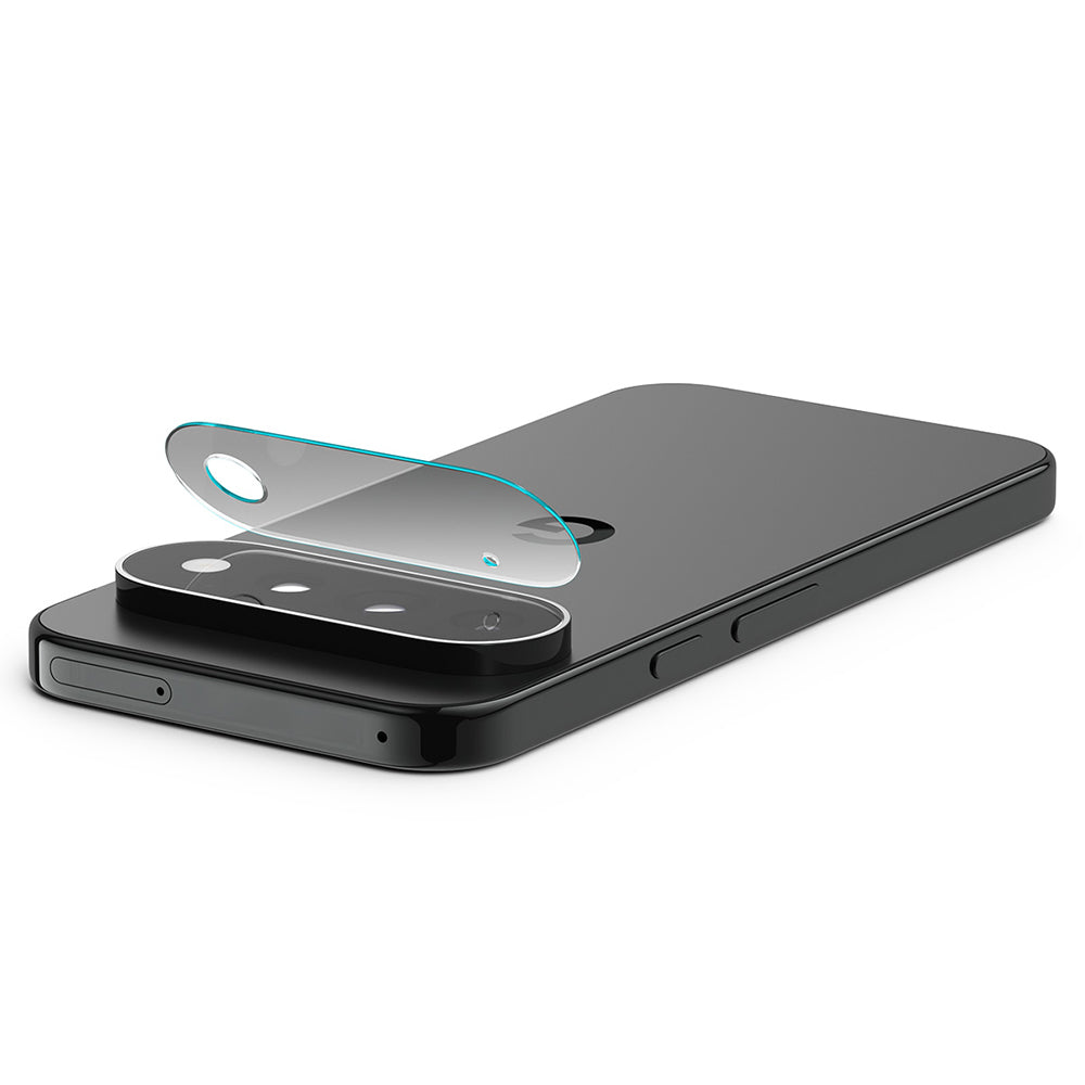 Folie de protectie Camera Spate Spigen GlastR EZ FIT Optik Pro pentru Google Pixel 11 Pro, Sticla Securizata, Set 2 bucati, Neagra AGL11484