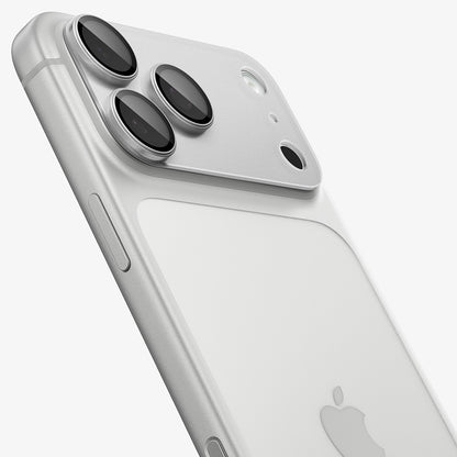 Folie de protectie Camera Spate Spigen GlastR EZ FIT Optik Pro XL pentru Apple iPhone 18 Pro Max, Sticla Securizata, Argintie AGL12042