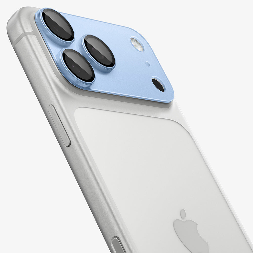 Folie de protectie Camera Spate Spigen GlastR EZ FIT Optik Pro XL pentru Apple iPhone 18 Pro Max, Sticla Securizata, Bleu AGL12041