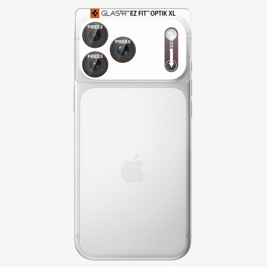 Folie de protectie Camera Spate Spigen GlastR EZ FIT Optik Pro XL pentru Apple iPhone 18 Pro Max, Sticla Securizata, Visinie AGL12040