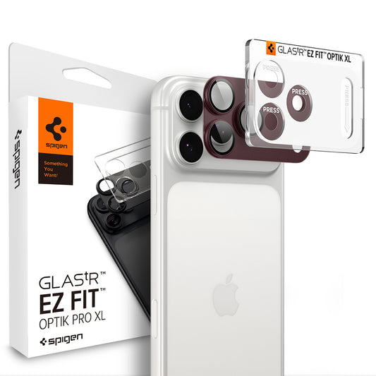 Folie de protectie Camera Spate Spigen GlastR EZ FIT Optik Pro XL pentru Apple iPhone 18 Pro, Sticla Securizata, Visinie AGL12036