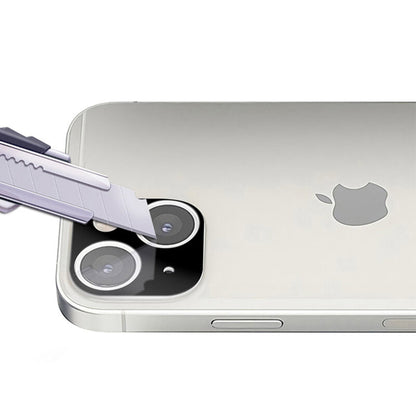 Folie de protectie Camera Spate Techsuit pentru Apple iPhone 13 mini / 13, Sticla Securizata, Neagra