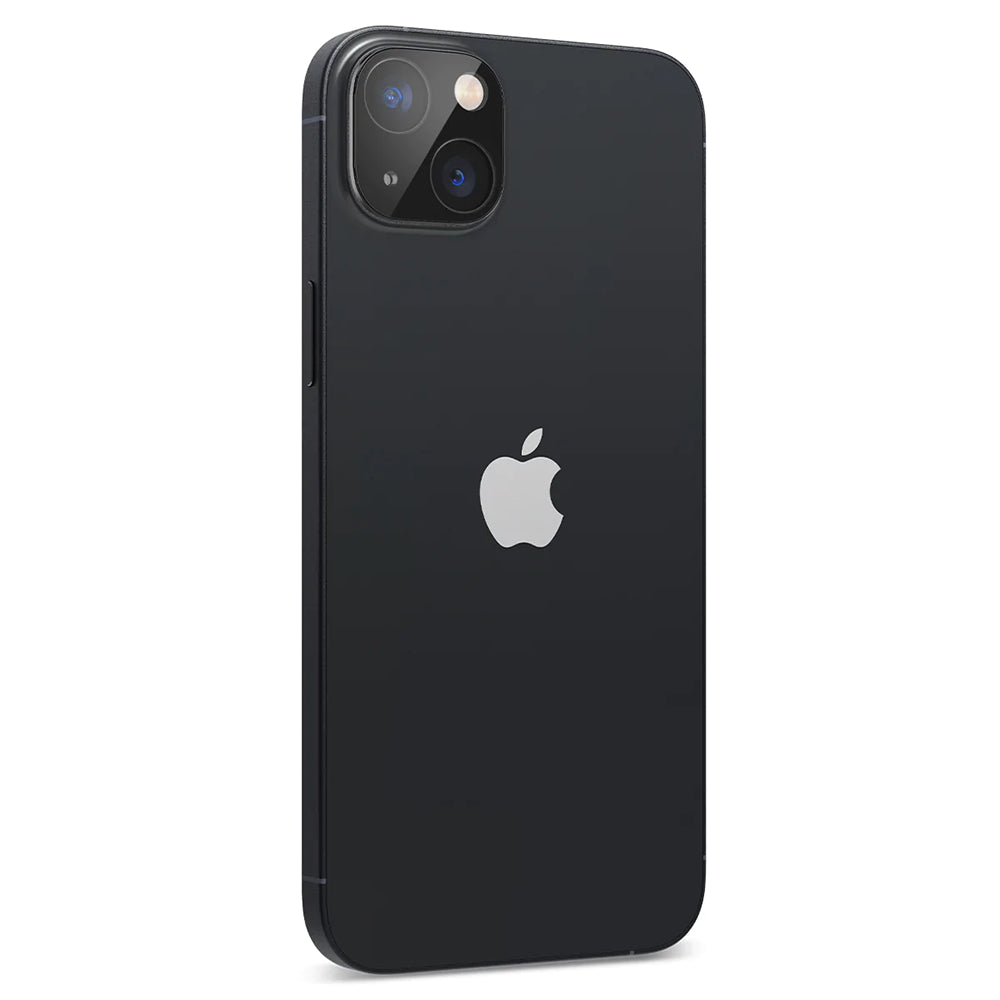 Folie de protectie Camera Spate Techsuit pentru Apple iPhone 14 Plus / 14, Sticla Securizata, Neagra