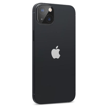 Folie de protectie Camera Spate Techsuit pentru Apple iPhone 14 Plus / 14, Sticla Securizata, Neagra