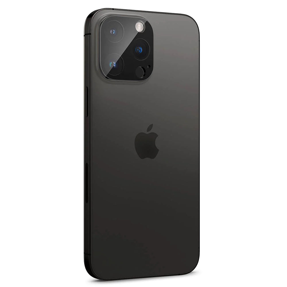 Folie de protectie Camera Spate Techsuit pentru Apple iPhone 14 Pro Max / 14 Pro, Sticla Securizata, Neagra