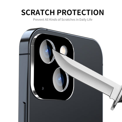 Folie de protectie Camera Spate Techsuit pentru Apple iPhone 15 Plus / 15, Sticla Securizata, Neagra