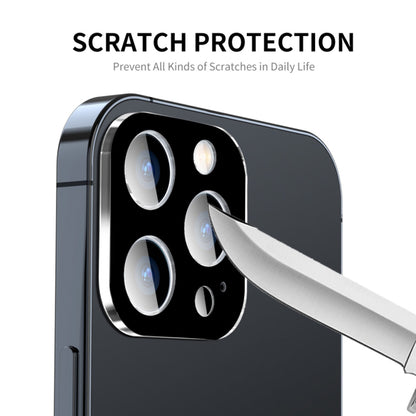 Folie de protectie Camera Spate Techsuit pentru Apple iPhone 15 Pro Max / 15 Pro, Sticla Securizata, Neagra