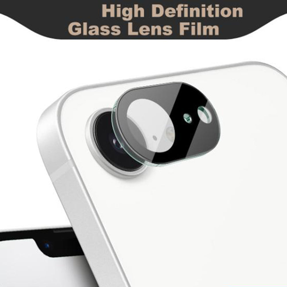 Folie de protectie Camera Spate Techsuit pentru Apple iPhone 17e / 16e, Sticla Securizata, Neagra