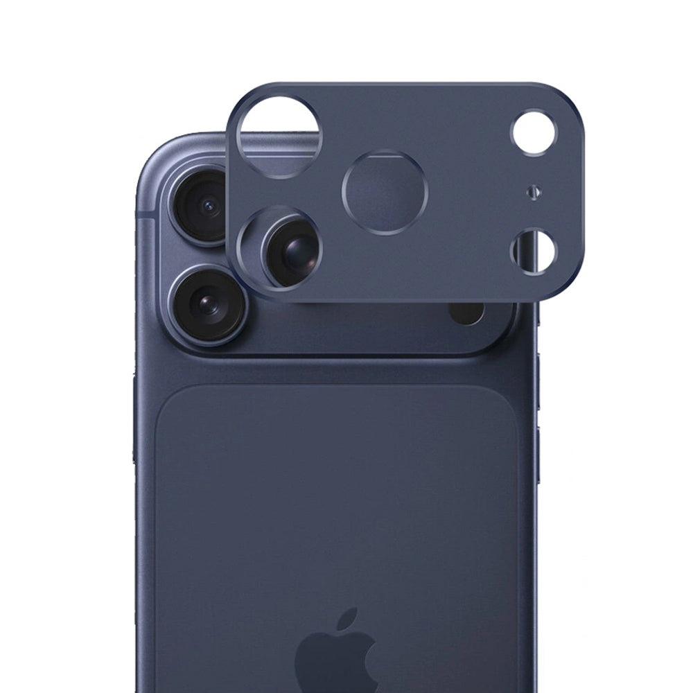 Folie de protectie Camera Spate  Techsuit  pentru Apple iPhone 17 Pro, Sticla Securizata, Albastra Inchis