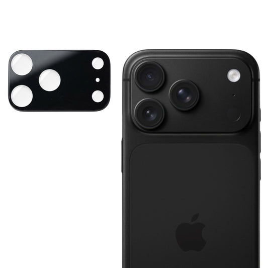 Folie de protectie Camera Spate Techsuit pentru Apple iPhone 18 Pro Max, Sticla Securizata, Neagra