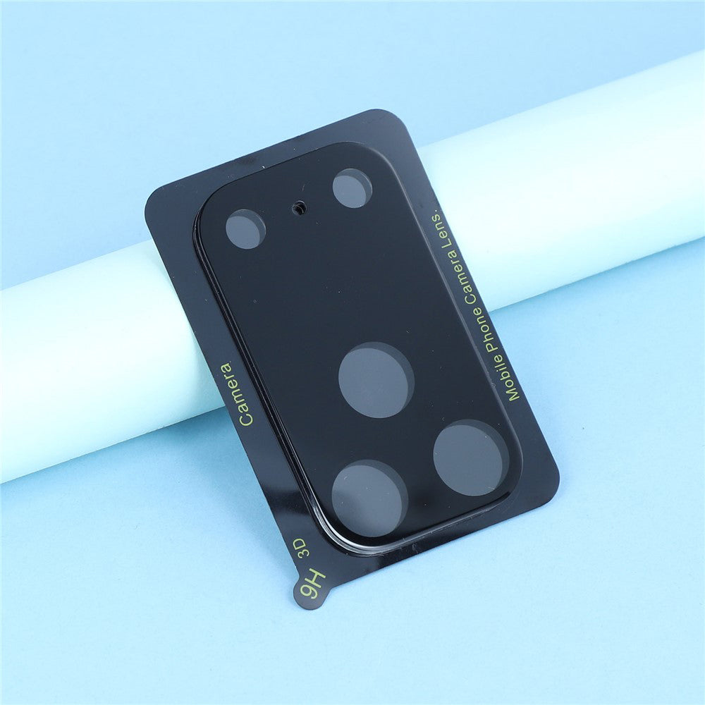 Folie de protectie Camera Spate Techsuit pentru Apple iPhone 18 Pro Max, Sticla Securizata, Neagra