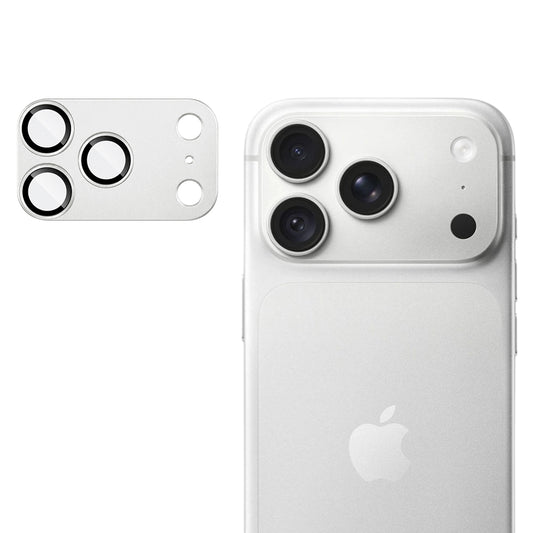 Folie de protectie Camera Spate Techsuit pentru Apple iPhone 18 Pro, Sticla Securizata, Argintie