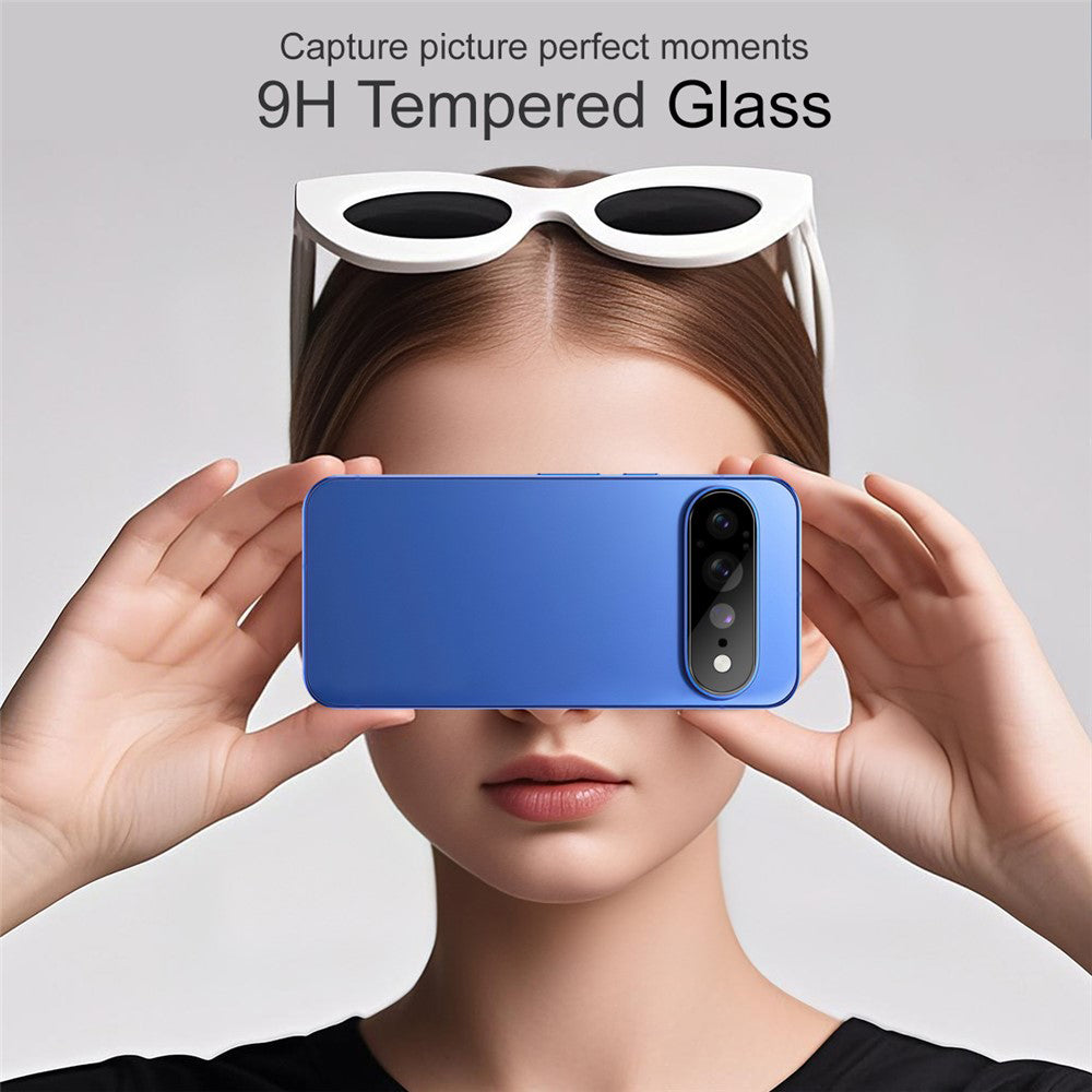 Folie de protectie Camera Spate Techsuit pentru Google Pixel 11 Pro XL, Sticla Securizata, Neagra