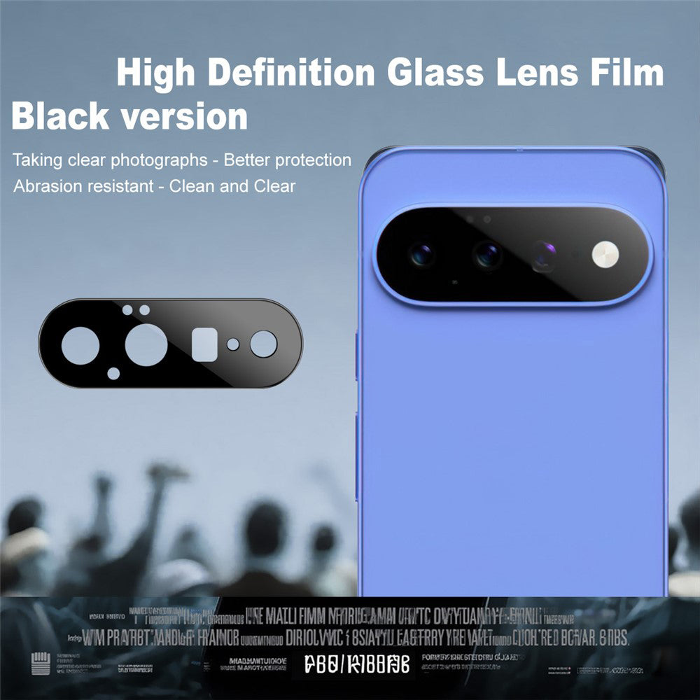 Folie de protectie Camera Spate Techsuit pentru Google Pixel 11, Sticla Securizata, Neagra