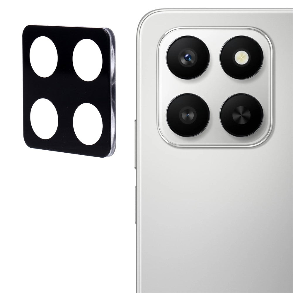 Folie de protectie Camera Spate Techsuit pentru Honor 400 Smart 4G / X7d 4G / 400 Smart 5G, Sticla Securizata, Neagra