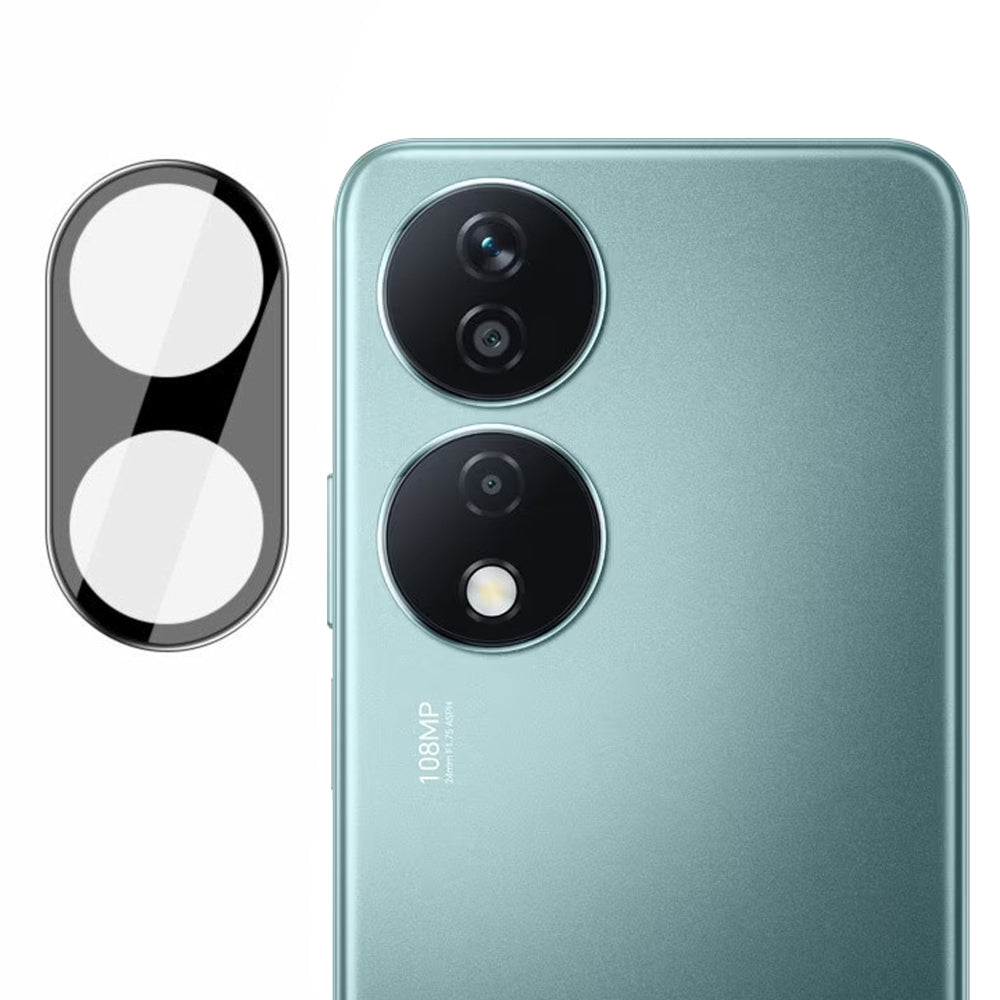 Folie de protectie Camera Spate Techsuit pentru Honor X7b 5G / 90 Smart / X7b 4G, Sticla Securizata, Neagra