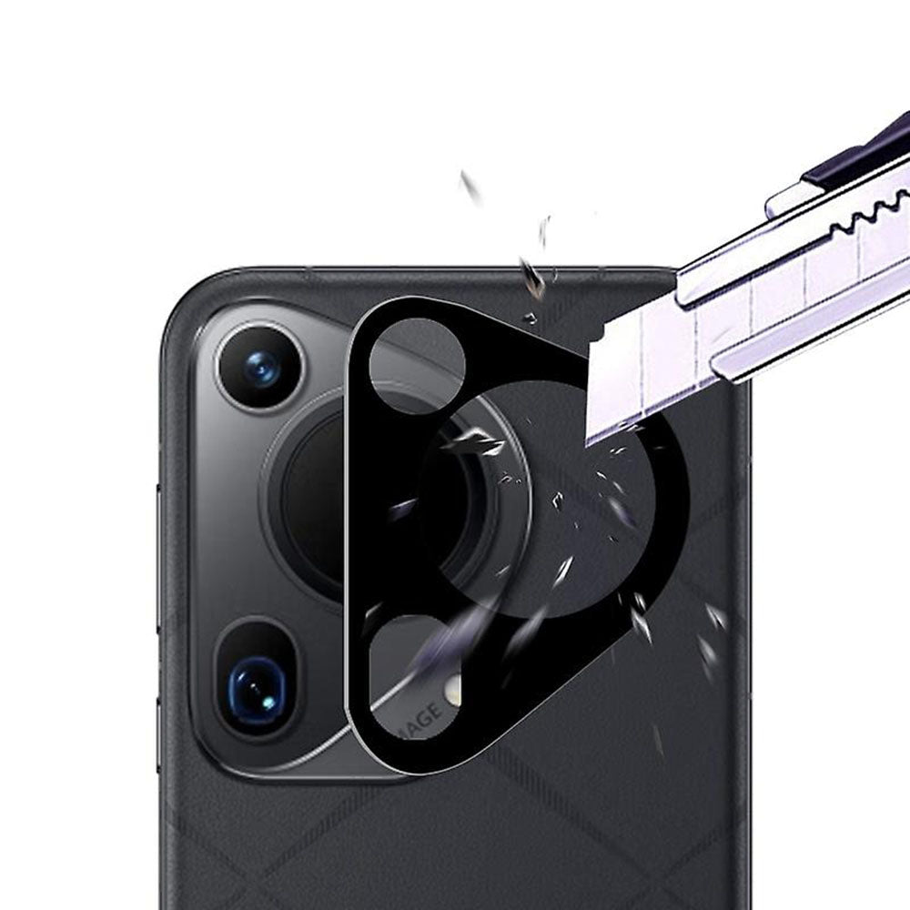 Folie de protectie Camera Spate Techsuit pentru Huawei Pura 70 Ultra, Sticla Securizata, Neagra