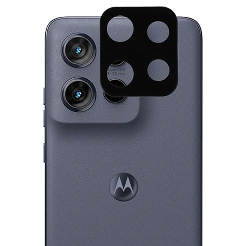 Folie de protectie Camera Spate Techsuit pentru Motorola Moto G86, Sticla Securizata, Neagra