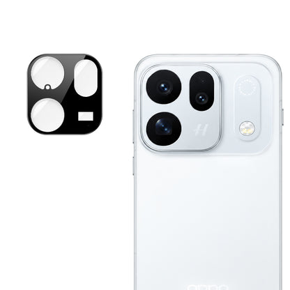 Folie de protectie Camera Spate Techsuit pentru Oppo Find X10, Sticla Securizata, Neagra
