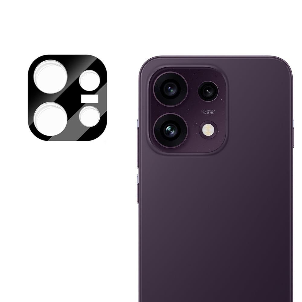 Folie de protectie Camera Spate Techsuit pentru Oppo Reno16 F / Reno16 FS, Sticla Securizata, Neagra