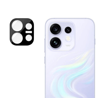Folie de protectie Camera Spate Techsuit pentru Oppo Reno16, Sticla Securizata, Neagra