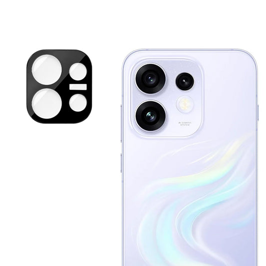Folie de protectie Camera Spate Techsuit pentru Oppo Reno16, Sticla Securizata, Neagra