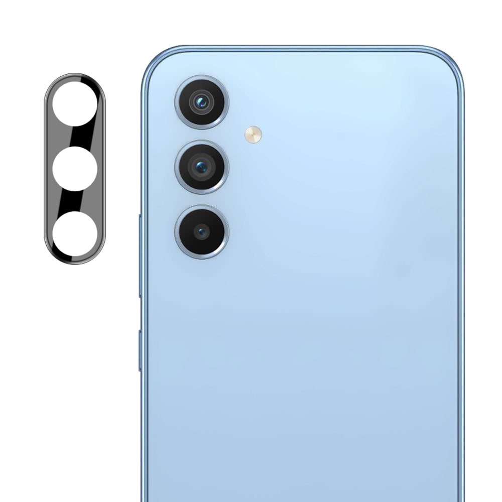 Folie de protectie Camera Spate Techsuit pentru Samsung Galaxy A34 A346, Sticla Securizata, Neagra