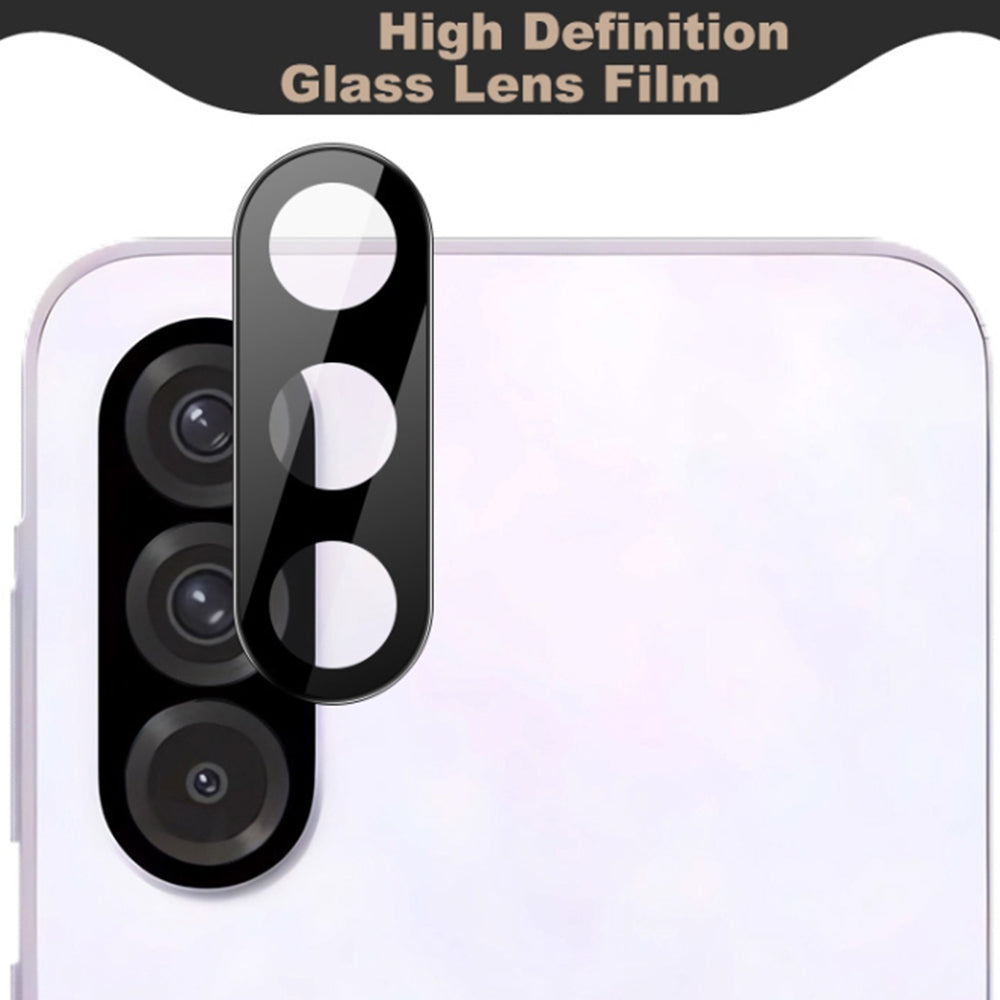 Folie de protectie Camera Spate Techsuit pentru Samsung Galaxy A56 A566, Sticla Securizata, Neagra