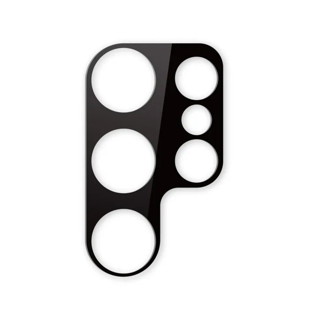 Folie de protectie Camera Spate Techsuit pentru Samsung Galaxy S23 Ultra S918, Sticla Securizata, Neagra