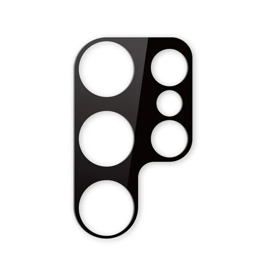 Folie de protectie Camera Spate Techsuit pentru Samsung Galaxy S23 Ultra S918, Sticla Securizata, Neagra