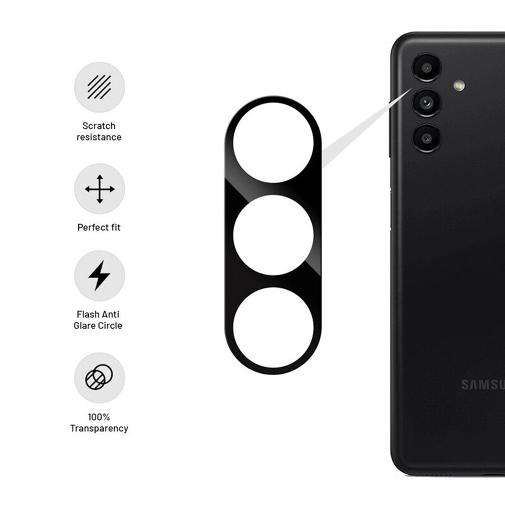 Folie de protectie Camera Spate Techsuit pentru Samsung Galaxy S24 S921, Sticla Securizata, Neagra