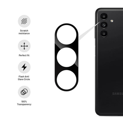 Folie de protectie Camera Spate Techsuit pentru Samsung Galaxy S24 S921, Sticla Securizata, Neagra