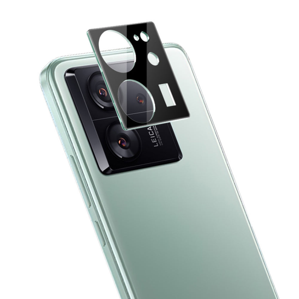 Folie de protectie Camera Spate Techsuit pentru Xiaomi 13T Pro / 13T, Sticla Securizata, Neagra