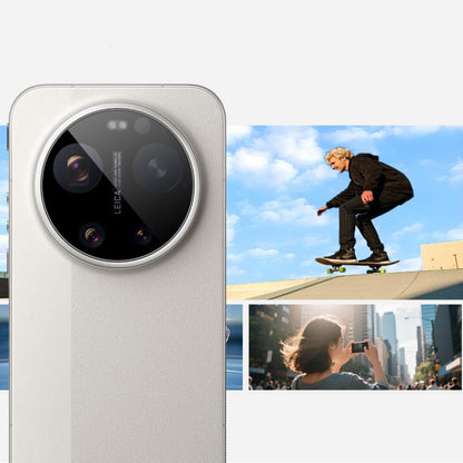 Folie de protectie Camera Spate Techsuit pentru Xiaomi 17 Ultra, Sticla Securizata, Neagra