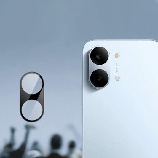 Folie de protectie Camera Spate Techsuit pentru Xiaomi Poco X8 Pro Max, Sticla Securizata, Neagra